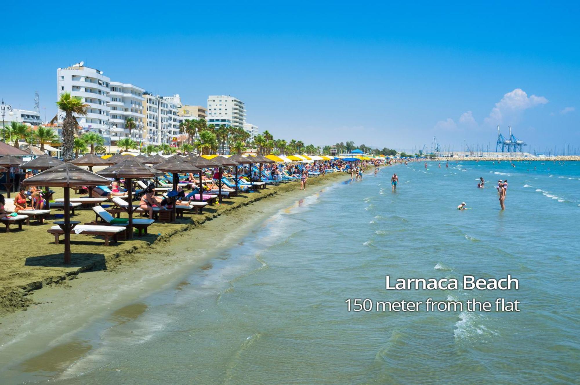 Paradise Palms Seaview Apartment Larnaca Exteriér fotografie